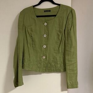 Olive Green Women's Top